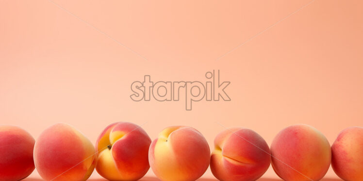 A peach themed background with space for text - Starpik Stock