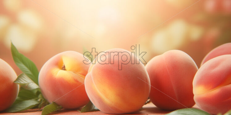 A peach themed background with space for text - Starpik Stock