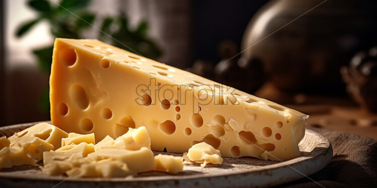 A piece of cheese - Starpik Stock