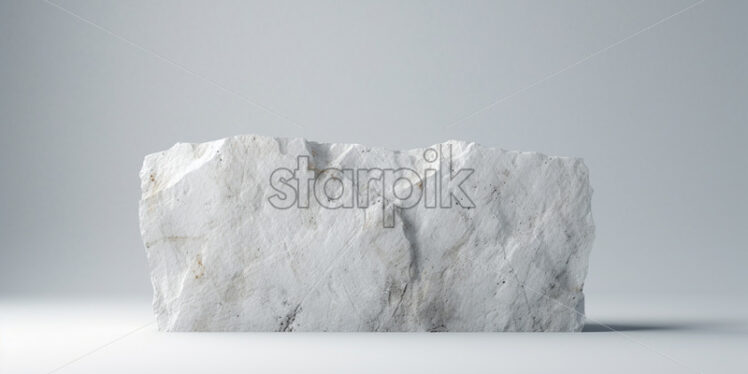 A piece of white stone on a background - Starpik Stock