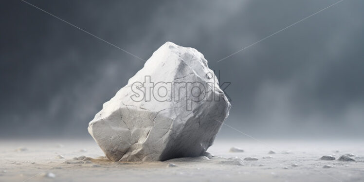 A piece of white stone on a background - Starpik Stock