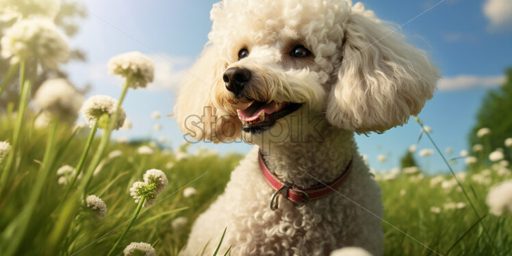 A puppy in the grass - Starpik Stock