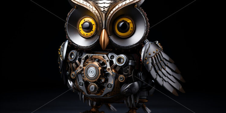 A robot owl - Starpik Stock