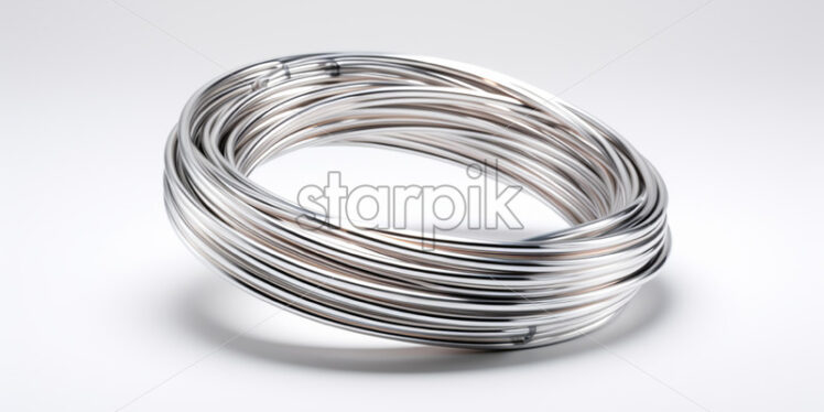 A roll of metal wire - Starpik Stock