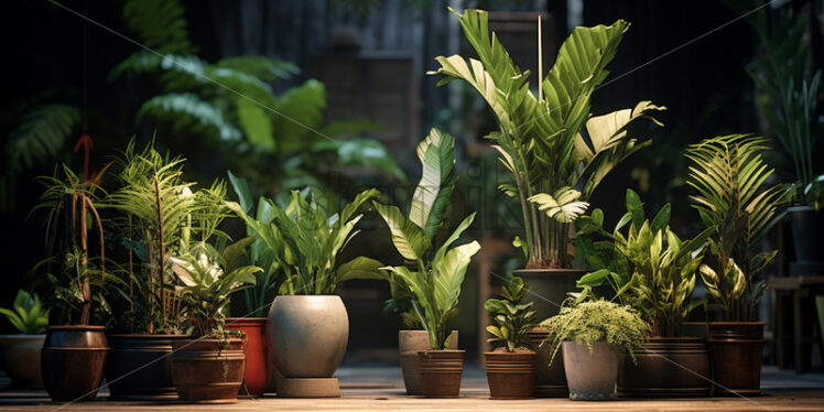 A set of potted plants - Starpik Stock