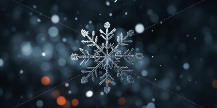 A snowflake up close - Starpik Stock