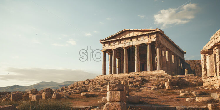 A temple from ancient Greece - Starpik Stock