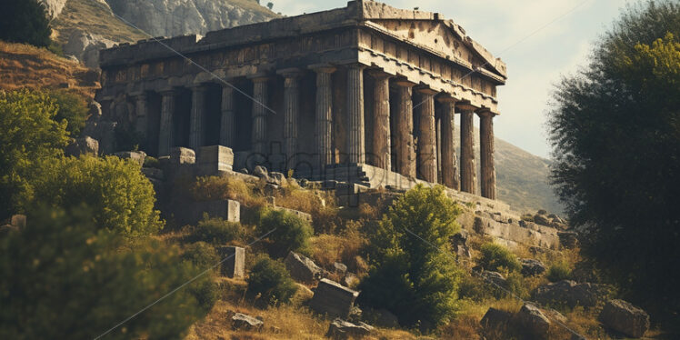 A temple from ancient Greece - Starpik Stock