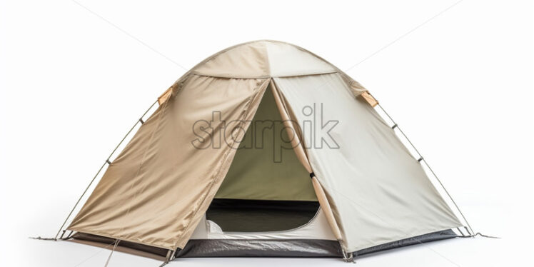 A tent on a white background - Starpik Stock