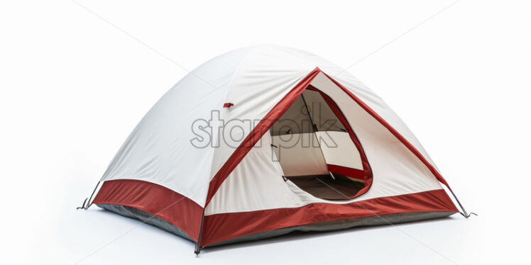 A tent on a white background - Starpik Stock