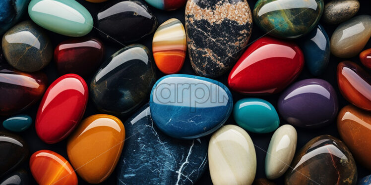 A texture of multicolored stones - Starpik Stock