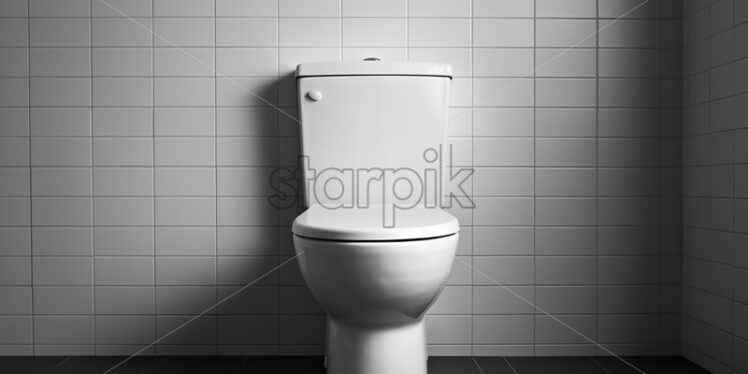 A toilet in a modern bathroom - Starpik Stock