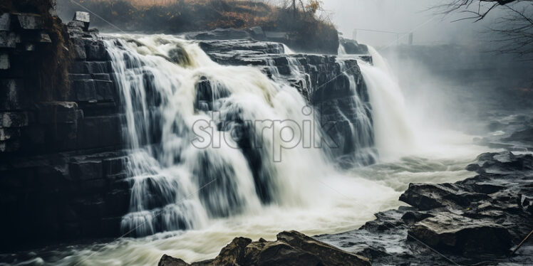 A waterfall of all beauty - Starpik Stock