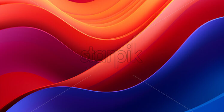 A wavy background with vibrant colors - Starpik Stock