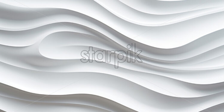 A white texture with waves on a wall - Starpik Stock