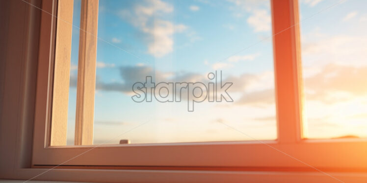 A window in the morning - Starpik Stock