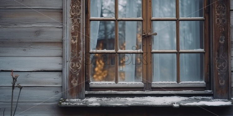 A window of an old house - Starpik Stock