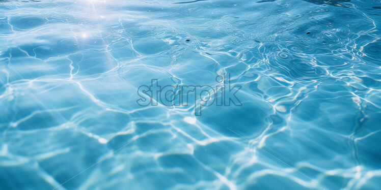 A wonderful blue of the pool water - Starpik Stock