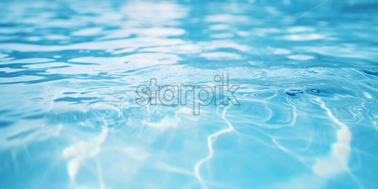 A wonderful blue of the pool water - Starpik Stock