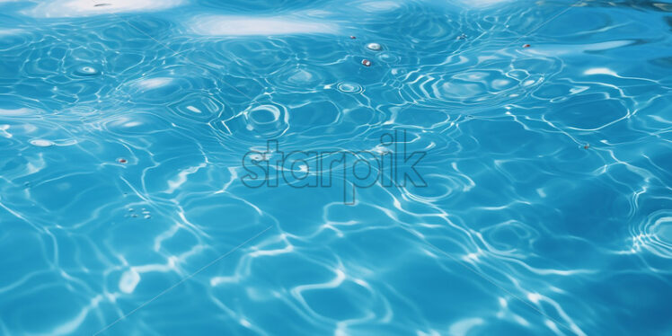 A wonderful blue of the pool water - Starpik Stock