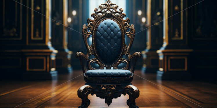 A wooden renaissance chair - Starpik Stock