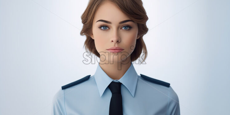 A young stewardess - Starpik Stock