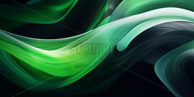 An abstract background in green and white colors - Starpik Stock