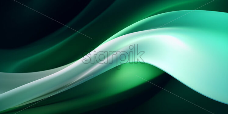 An abstract background in green and white colors - Starpik Stock