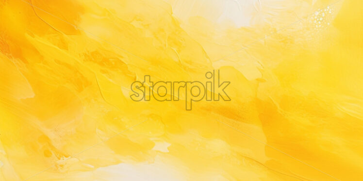 An abstract painting in white and yellow colors - Starpik Stock