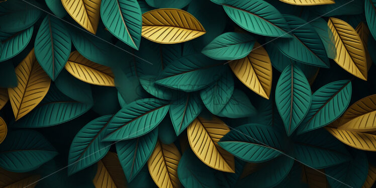 An abstract pattern made of leaves - Starpik Stock