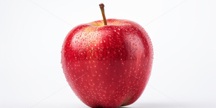 An apple, on a white background - Starpik Stock