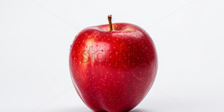 An apple, on a white background - Starpik Stock