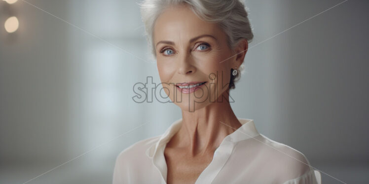 An elegant old woman - Starpik Stock