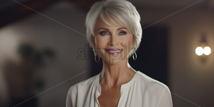 An elegant old woman - Starpik Stock