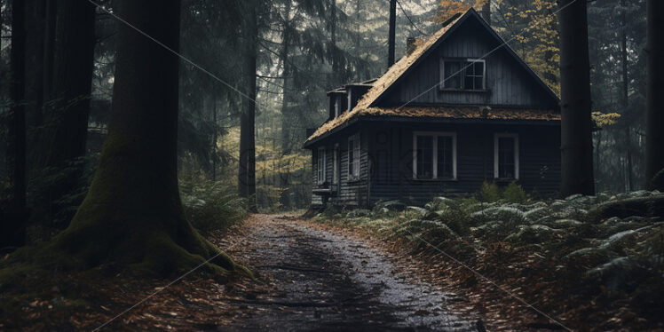 An old house in the forest - Starpik Stock