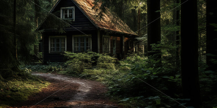 An old house in the forest - Starpik Stock