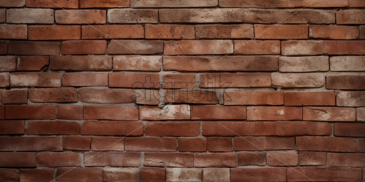 An unplastered brick wall - Starpik Stock