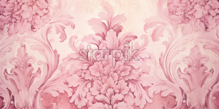 Baroque vintage pattern background with imperial royal ornament - Starpik Stock