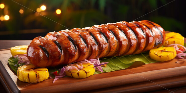 Bratwurst a german sausage one of the geermany delicacies - Starpik Stock