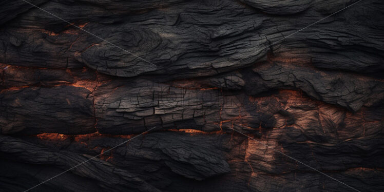 Burnt black wood with texture - Starpik Stock