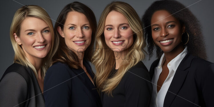 Business women team portrait multinational - Starpik Stock