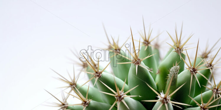 Cactus on white background - Starpik Stock