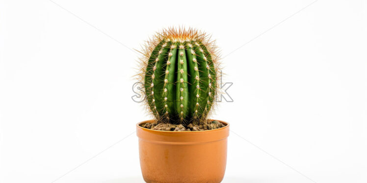 Cactus on white background - Starpik Stock