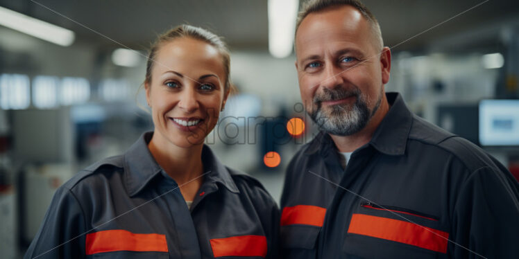 Casual workers team portrait - Starpik Stock