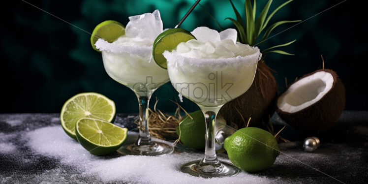 Coconut cocktail drinks specials - Starpik Stock