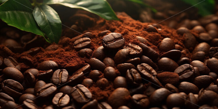 Coffee beans close up - Starpik Stock