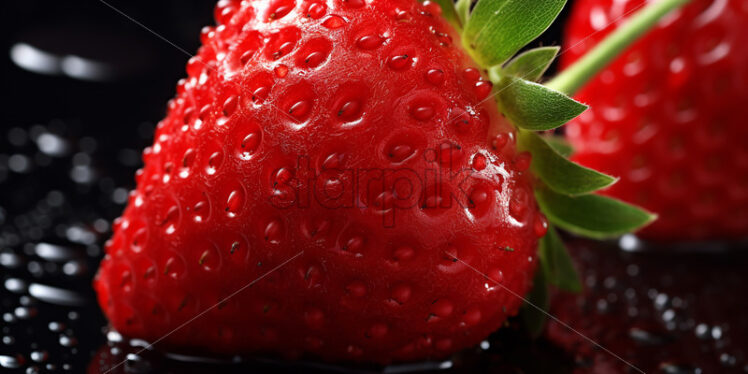 Delicious strawberries, close-up image - Starpik Stock