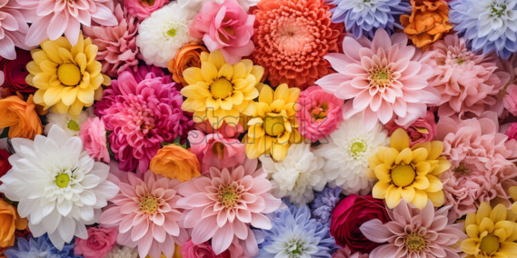 Flowers pattern background beauty bouquet - Starpik Stock