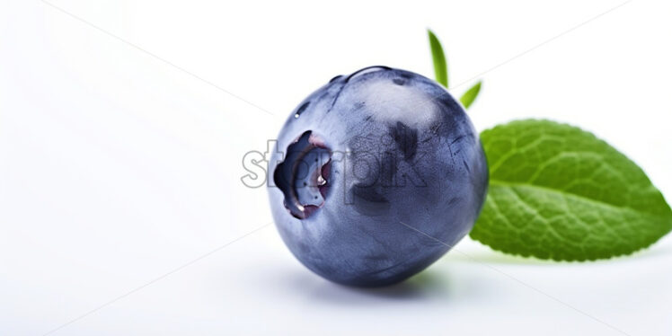 Fresh blueberries on a white background - Starpik Stock