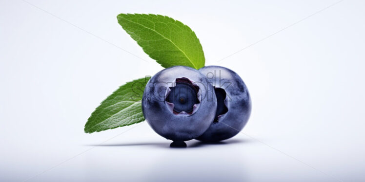 Fresh blueberries on a white background - Starpik Stock